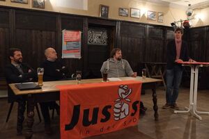 V.l.n.r.: Thomas Herker, Prof. Jens Kersten, Anno Dietz, Andreas Mehltretter