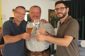 Die Vorstandschaft beim Frühschoppen