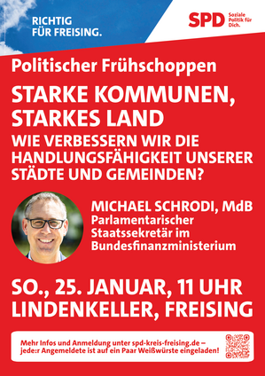 „Starke Kommunen, starkes Land“ – politischer Frühschoppen mit PStS Michael Schrodi