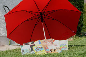 Die Wanderbücher am Start